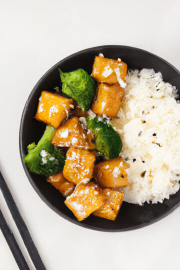 baked tofu teriyaki