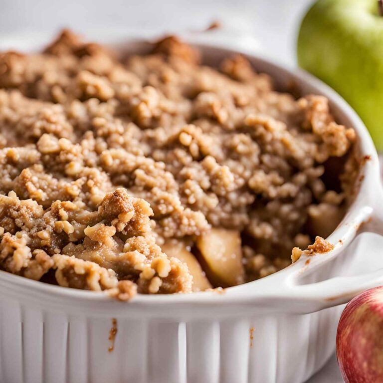 Apple Crisp With Oat Topping